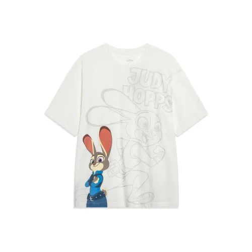 Disney X LINING Disney T Shirts Men Ivory