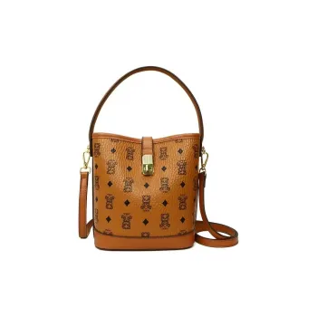 TTaG．baG PU Bucket Bags Crossbody Bag Shoulder Bag Women's Brown