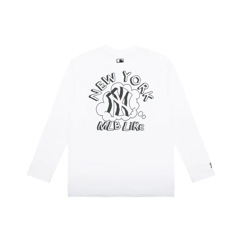 MLB New York Yankees T Shirt Unisex White-0