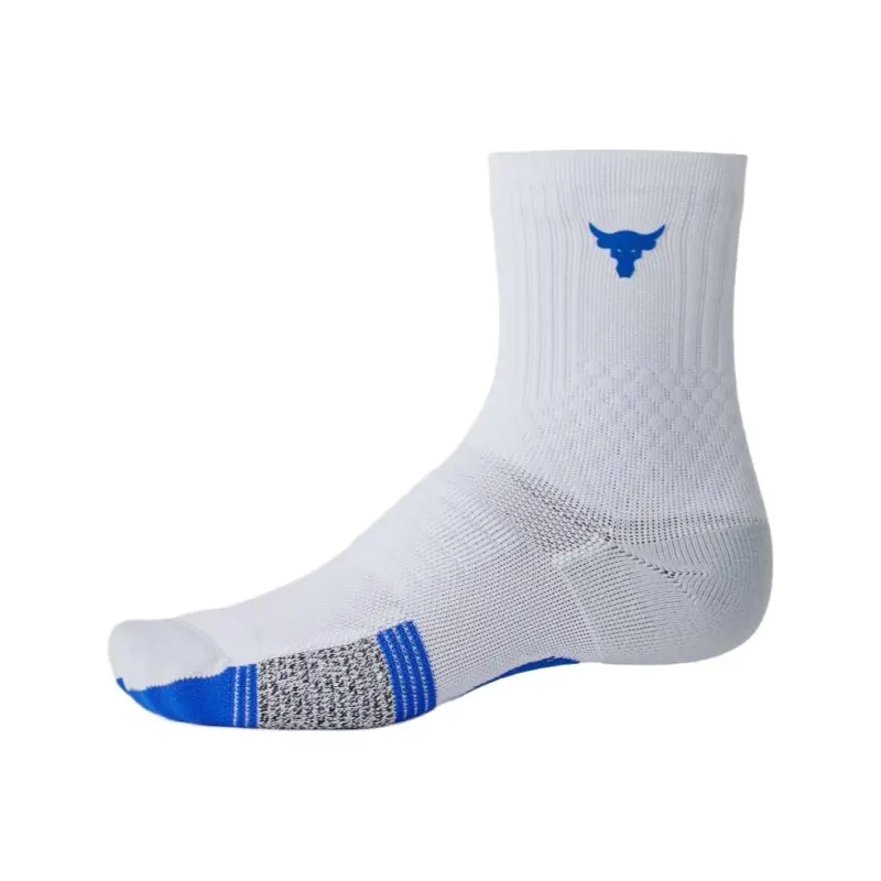 Under Armour SS25 Mid Calf Socks Unisex White Gray-2