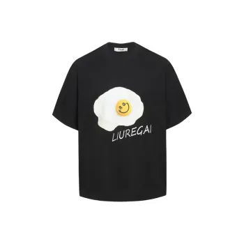 LIUREGALI T-Shirts Unisex Black