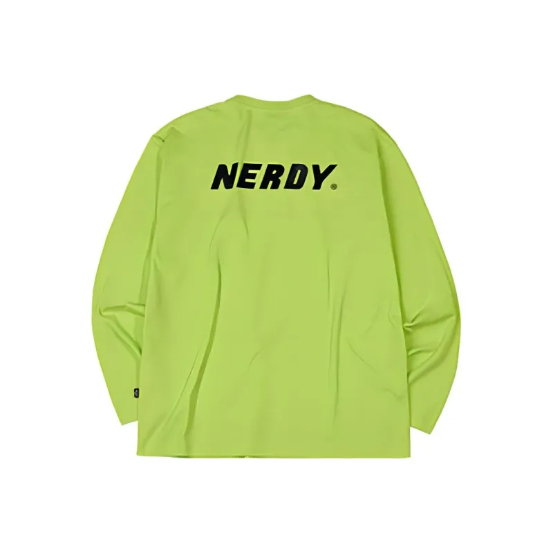 NERDY T Shirt Unisex Avocado Green-0