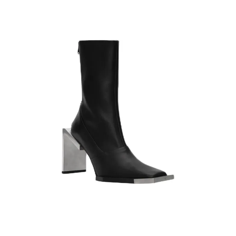 HELIOT EMIL Ankle Boots 10cm Women's Black-2