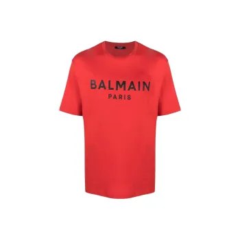BALMAIN T-Shirts Men Red