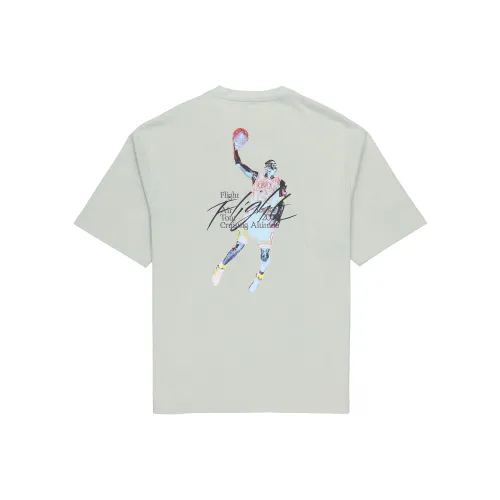 JORDAN T Shirts Men Aqua Blue