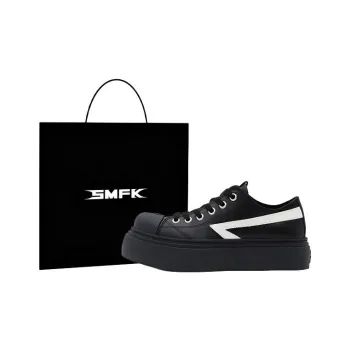 SMFK Low Top Skateboard Shoes Women's Wilderness Black