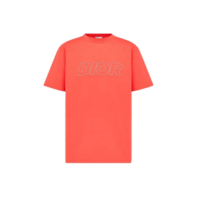 DIOR T Shirts Men Orange-0