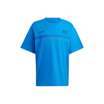 Adidas Originals T Shirts Men Bird Feather Blue