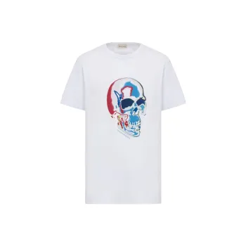 Alexander McQueen Skull Graphic Printed T Shirt