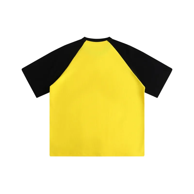 REDU T-Shirt Unisex White & Navy Blue Sleeves-13