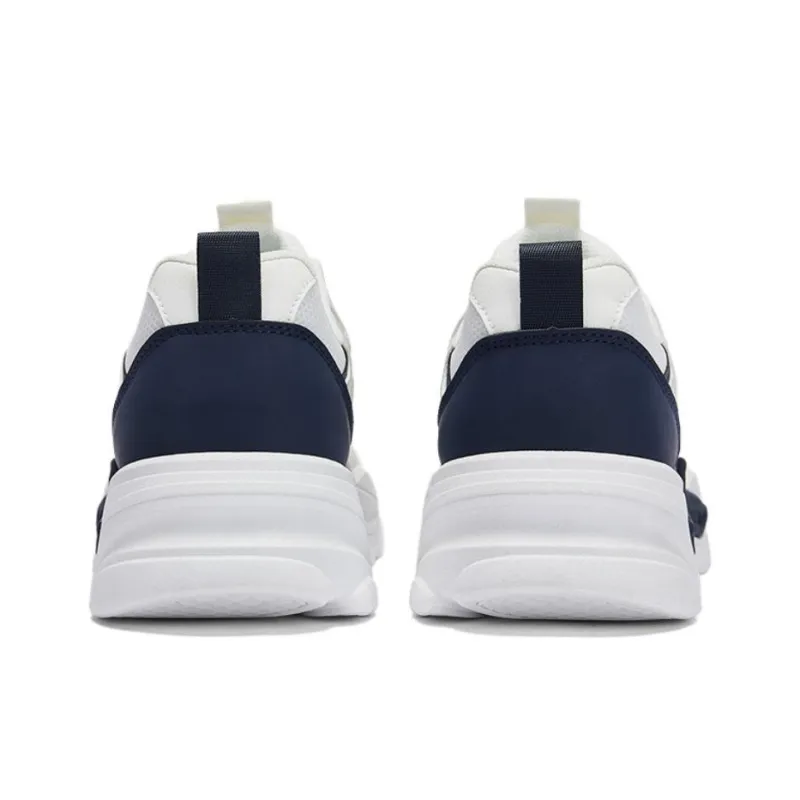 Warrior Low Top Chunky Sneakers Men's White Blue-4