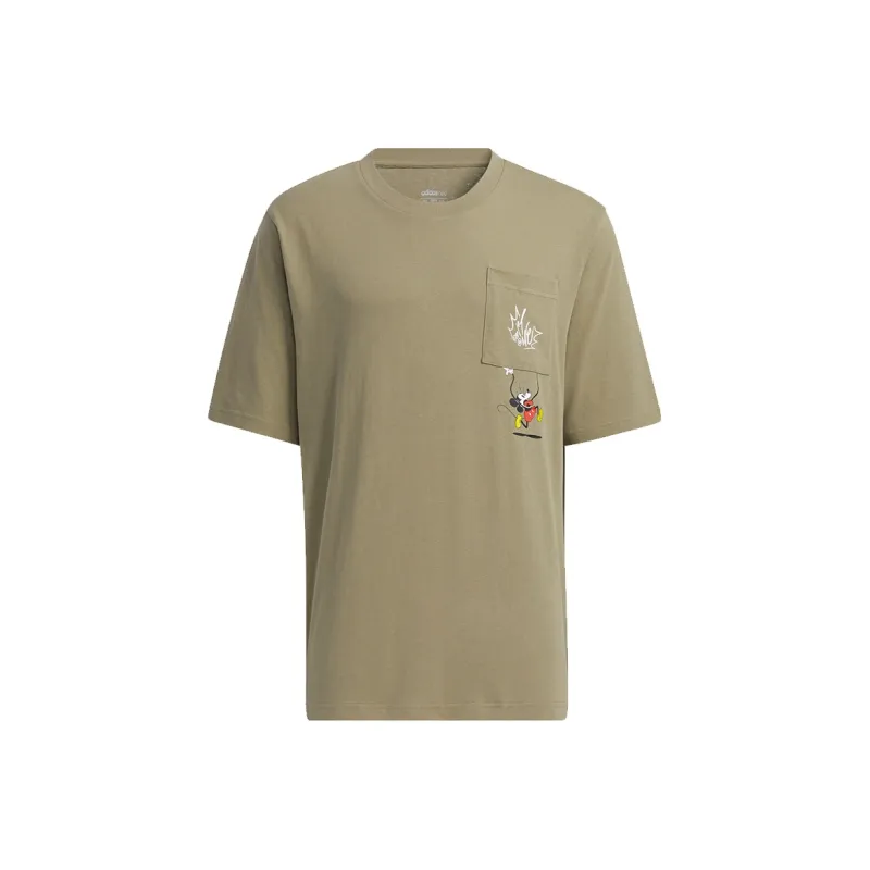 Disney X Adidas Neo T-Shirts Men Green-0