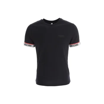 MOSCHINO T Shirts Men Black