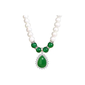 Zhongzhao Jewelry Agate Necklaces Unisex
