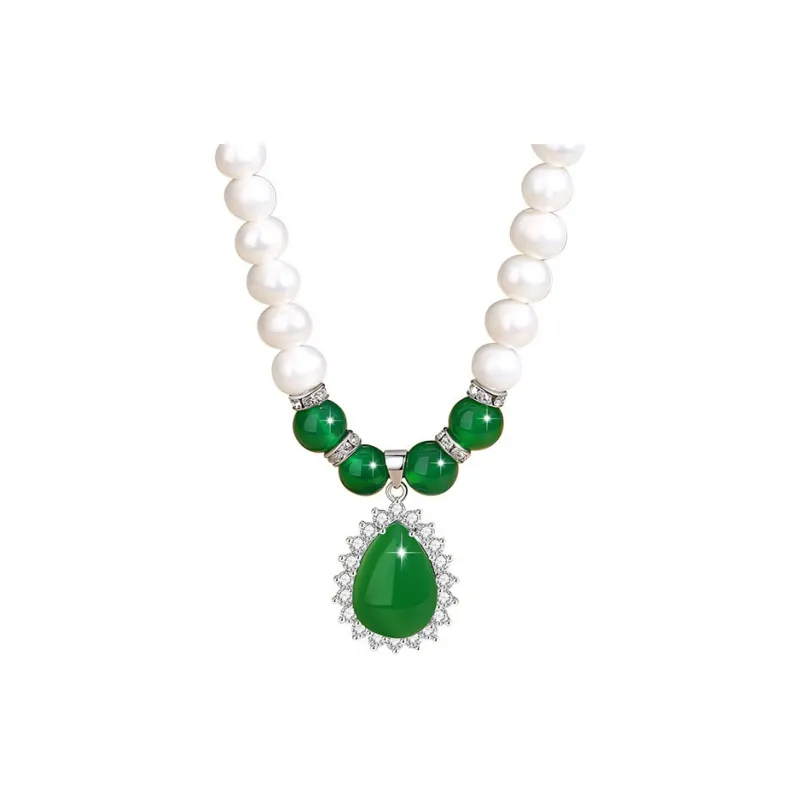 Zhongzhao Jewelry Agate Necklaces Unisex-0