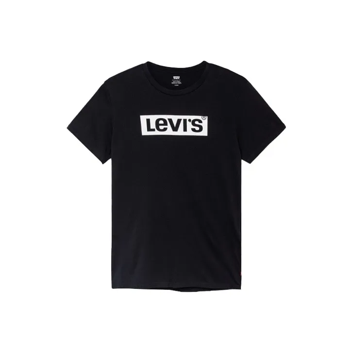 Levis Straight T Shirt Men's Black-0
