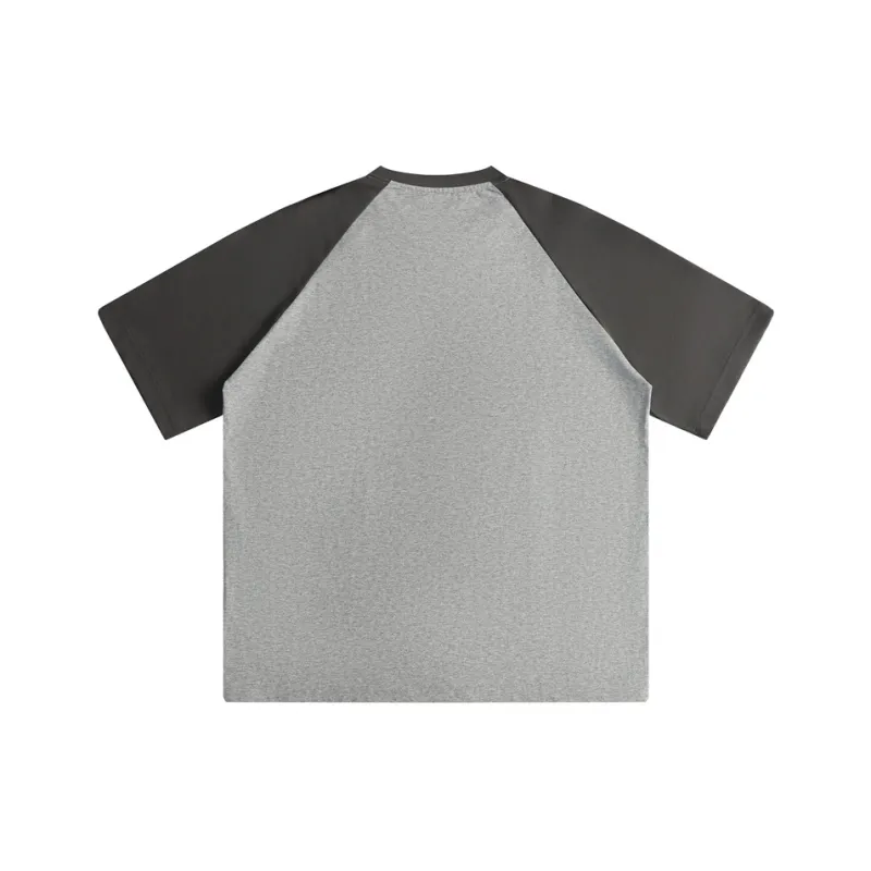REDU T-Shirt Unisex White & Navy Blue Sleeves-3