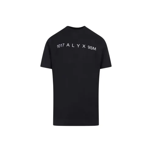 1017 ALYX 9SM 블랙 남녀공용 티셔츠