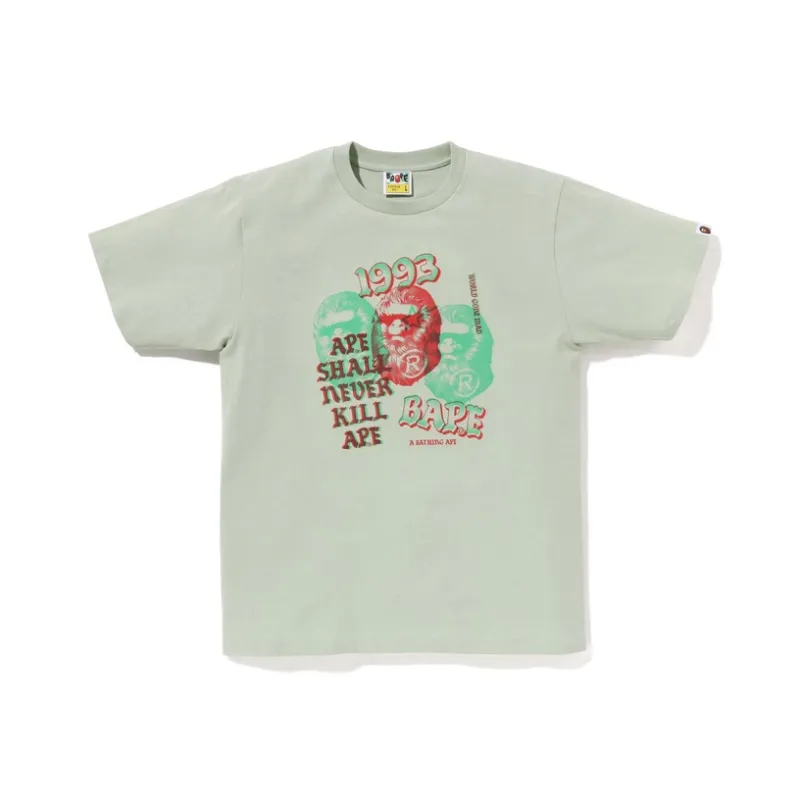 Bape Pigment Three Ape Head Tee-1
