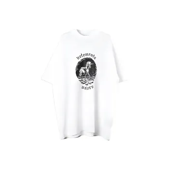 Vetements T-Shirts Unisex White
