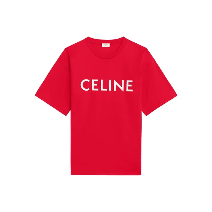 CELINE T Shirts Men Red-0