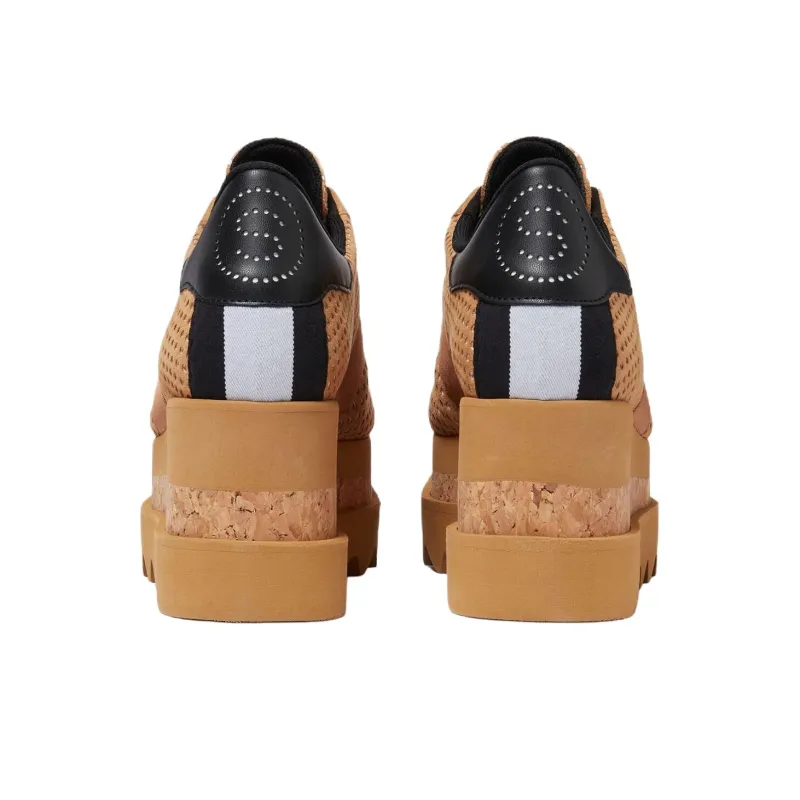 Stella McCartney Sneak Elyse Low Top Casual Shoes Women's Camel-3