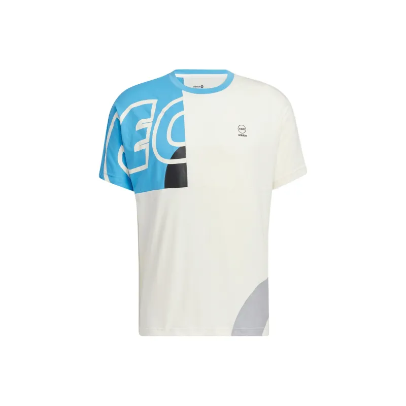 Adidas Neo T Shirt Men's Blue White-0