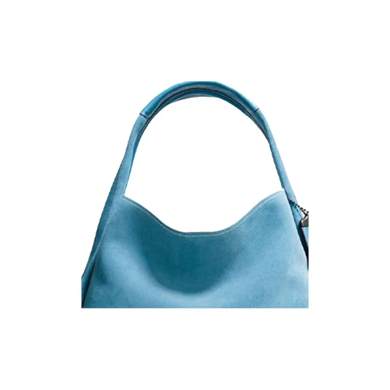 COACH Bandit Small Goatskin HOBO Shoulder Bag Handbag Large Size Women's Denim-4