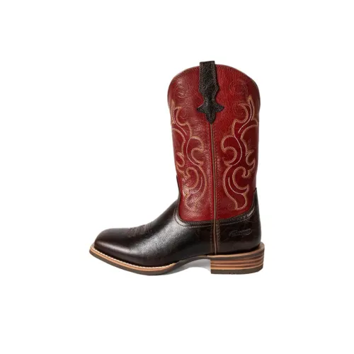 Palitutu Cowboy Boots Wear Resistant Slip Resistant Crew Outdoor Boots Medium Heel Women
s