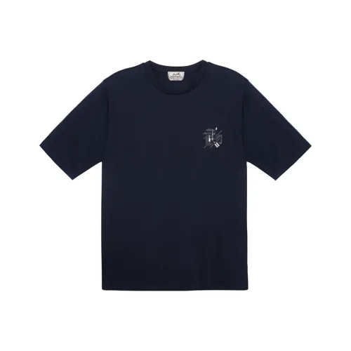 HERMES T-Shirts Men Blue