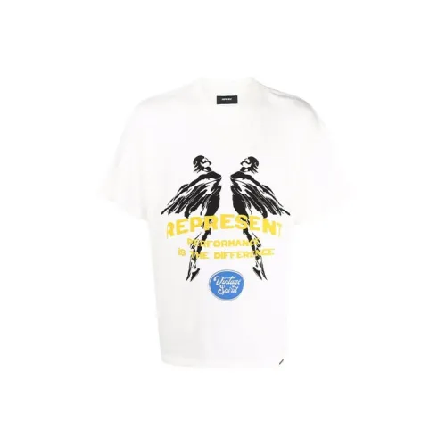REPRESENT T Shirts Men White