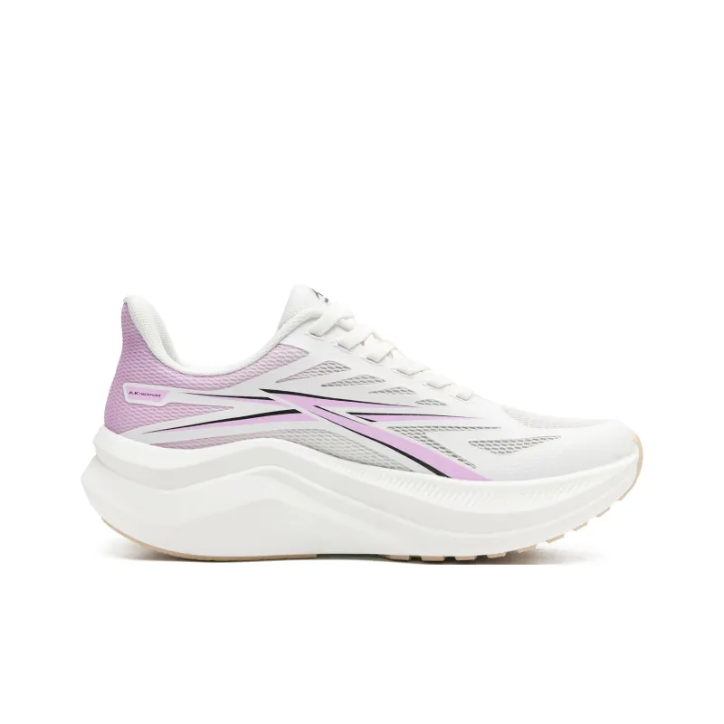 A.KNACKFUSS Low Top Running Shoes Unisex Purple Green Mismatched-4