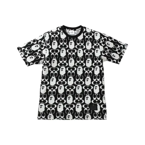 Coach X A BATHING APE Bape X Coach Collaboration T Shirts Men