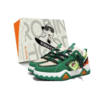 ROBINHOOD Wrapping Anti Slip Shock Absorbing And Wear Resistant Low Top Skateboard Shoes Men's Box