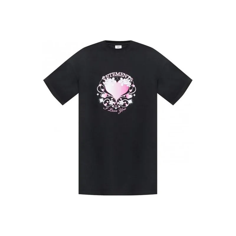 Vetements T Shirts Unisex Black-0