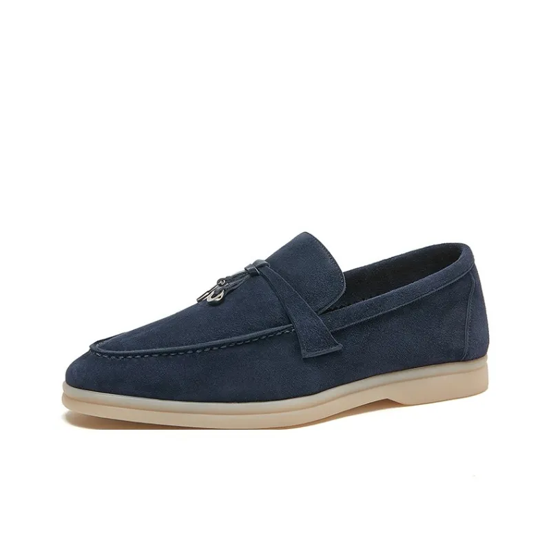 Ruomini Men's Casual Shoes Men Low Top Black, Gray, Dark Blue, Nude, Apricot-7
