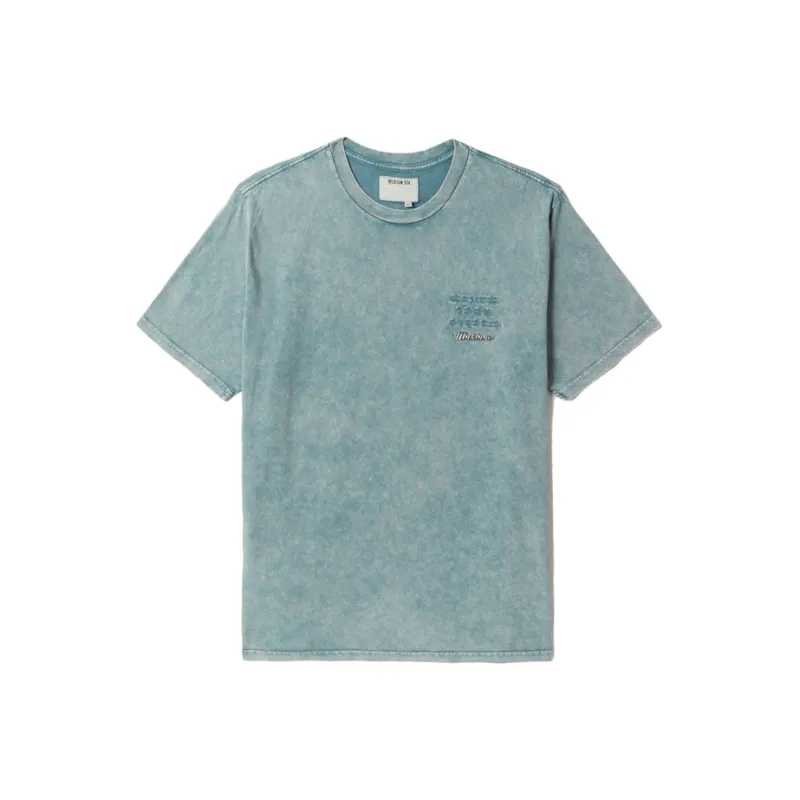 MUSIUM DIV Acid wash Short sleeve T shirt-4