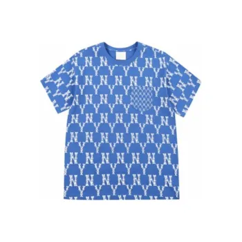 MLB Set in Sleeve T Shirt Unisex Royal Blue