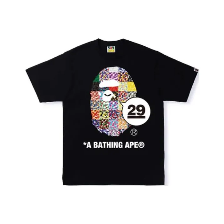 Bape A BATHING APE 29th Anniversary Ape Head Tee-0