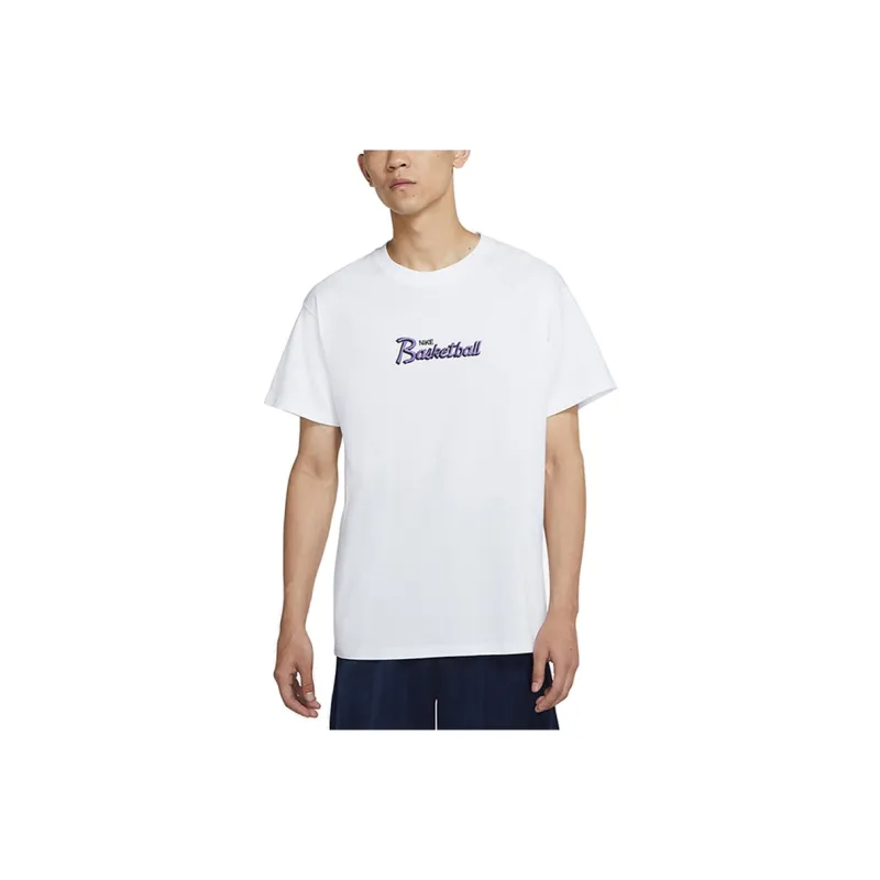 Nike T Shirts Men White-0