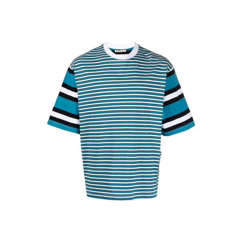 MARNI T-Shirts Men Blue-0