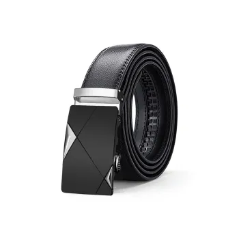 Yalu Cow Split Leather Belts Men's 3.5CM