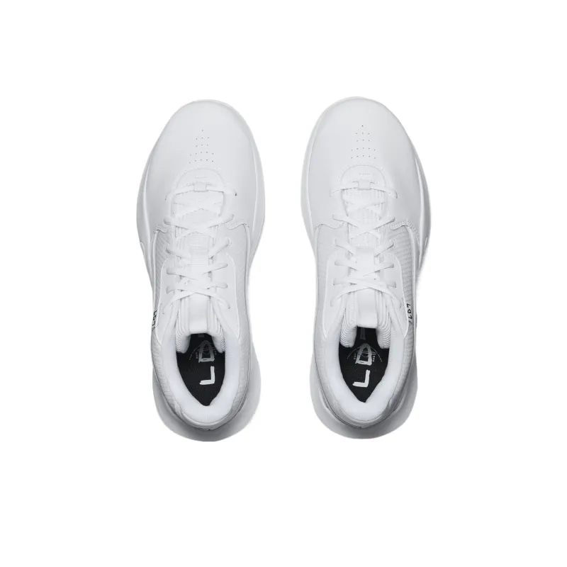 Under Armour Lockdown 7 Low Top Basketball Shoes Unisex White-3