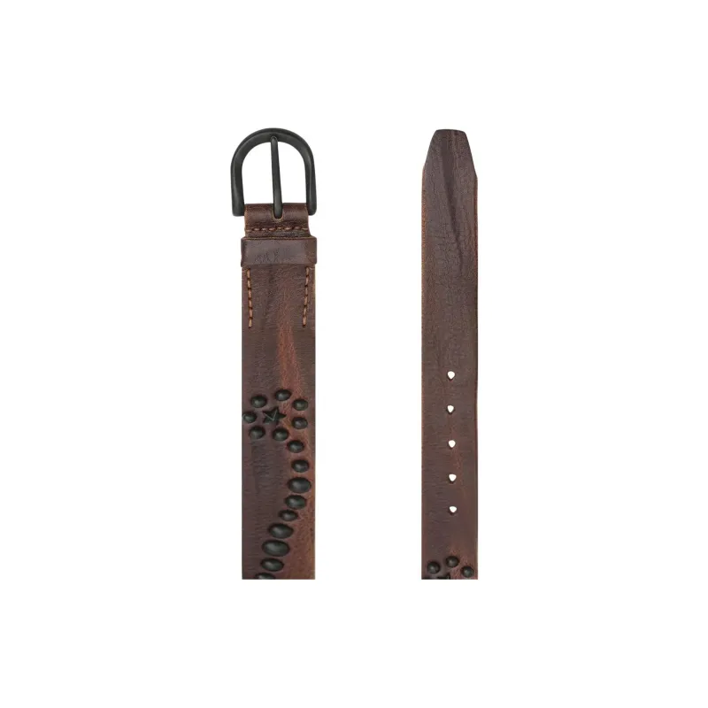OUR LEGACY Stud detailing Leather Belt-2