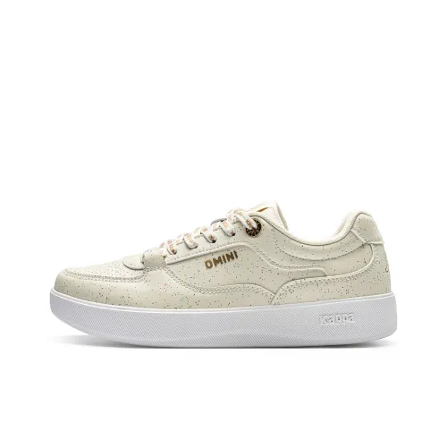 Kappa Back to Back Anti Slip Wear Resistant Low Top Skateboard Shoes Women's Winter Day White