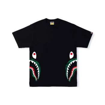 A BATHING APE Color Camo Side Shark Tee