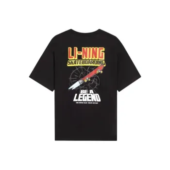 Marvel X LINING Disney T Shirts Unisex Black