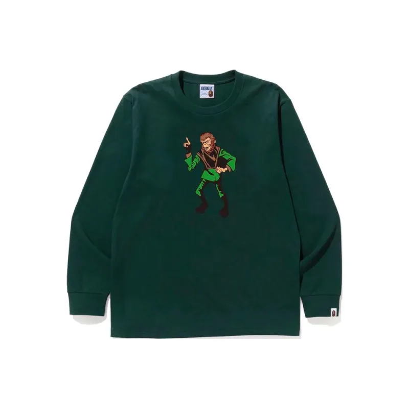 Bape Ape Graphic L/S Tee-4