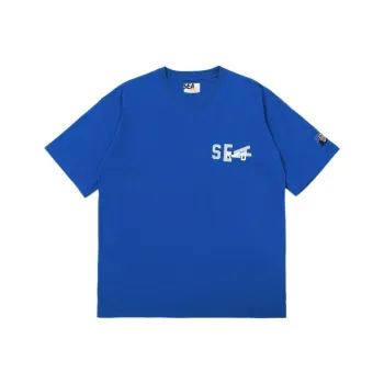 Wind And Sea X MADNESS T Shirts Unisex Blue