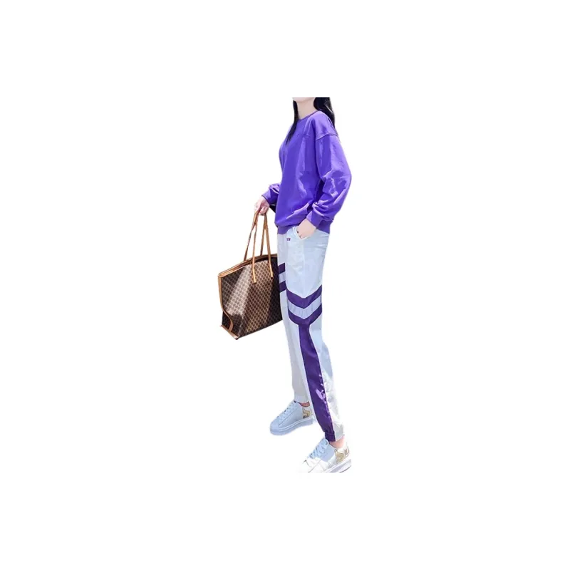 RED DRAGONFLY Casual Suit Unisex Purple-3